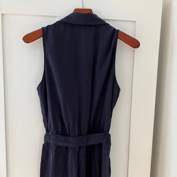Sundance Cloth & Stone Odette Jumpsuit Endless Sea Blue Medium New Without Tags - Picture 3 of 5